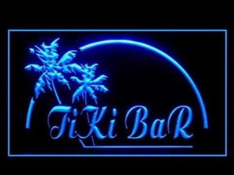 Tiki Bar Sunshine LED Neon Sign